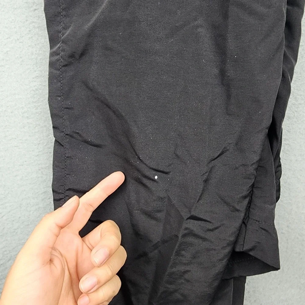 US Army Jacket Mens Medium Black APFU Physical Fitness Zip Nylon PT Uniform - Picture 7 of 8